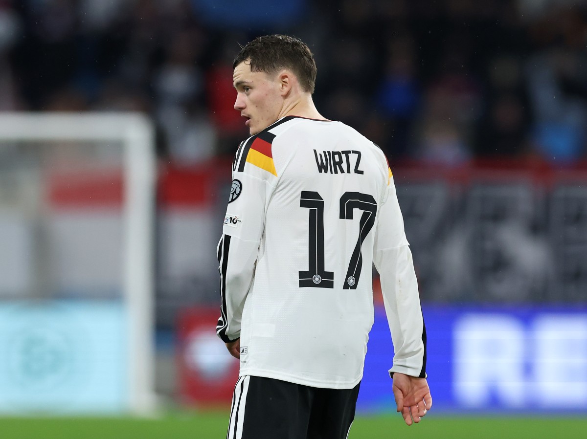 Florian Wirtz in action for Germany