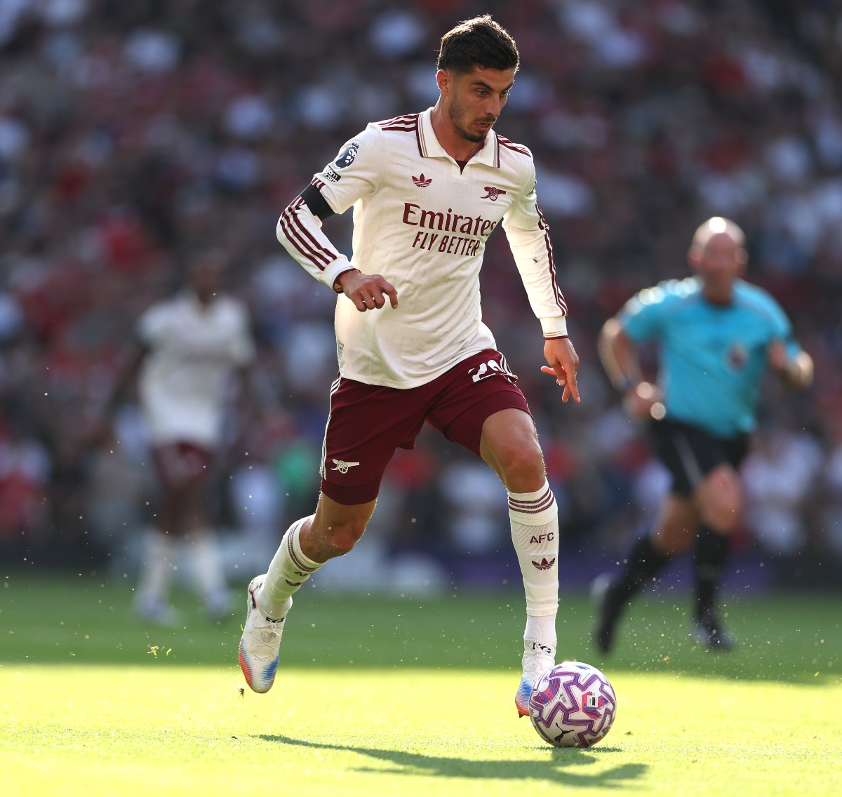 Kai Havertz in action for Arsenal vs Man United earlier this season