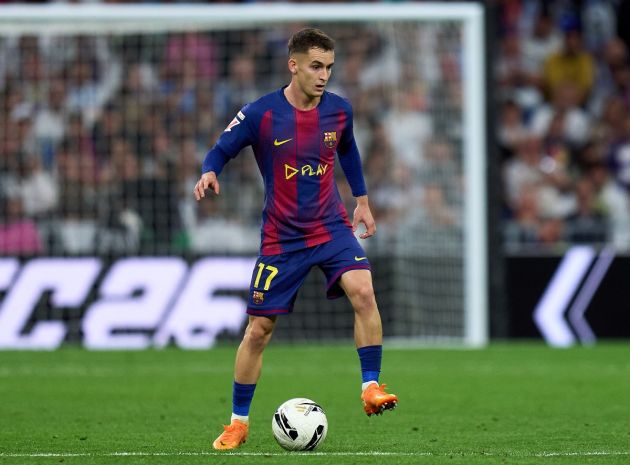 Marc Casado in action for Barcelona vs Real Madrid