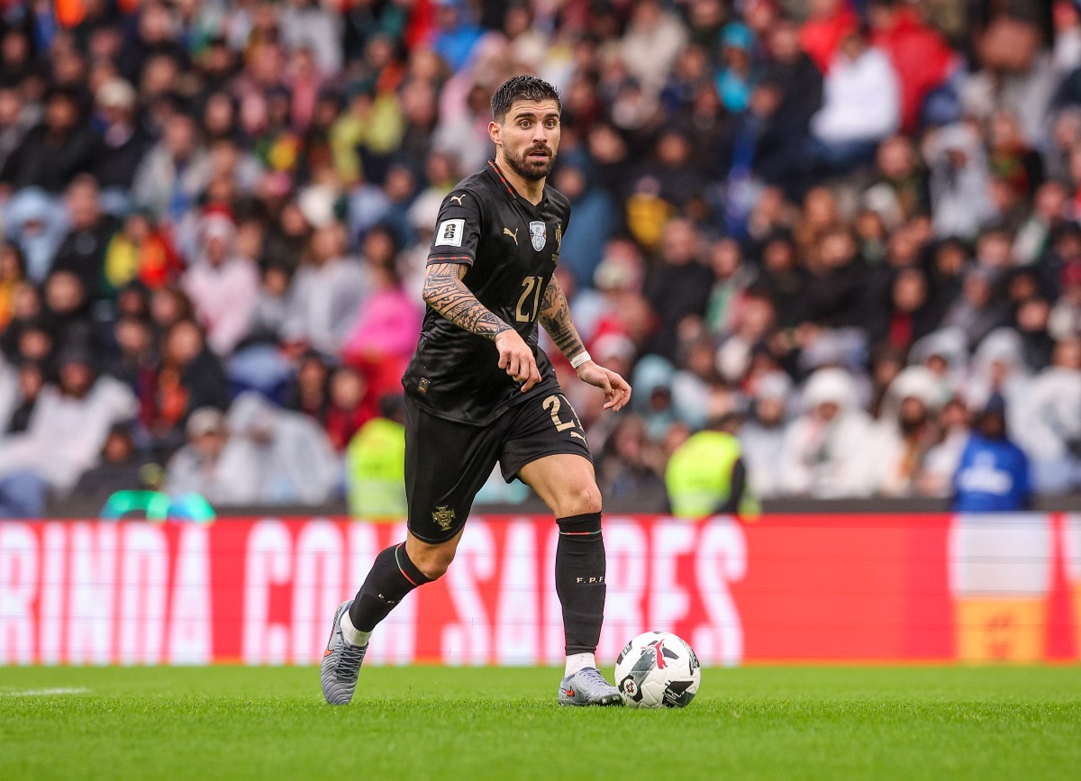 Ruben Neves in action for Portugal