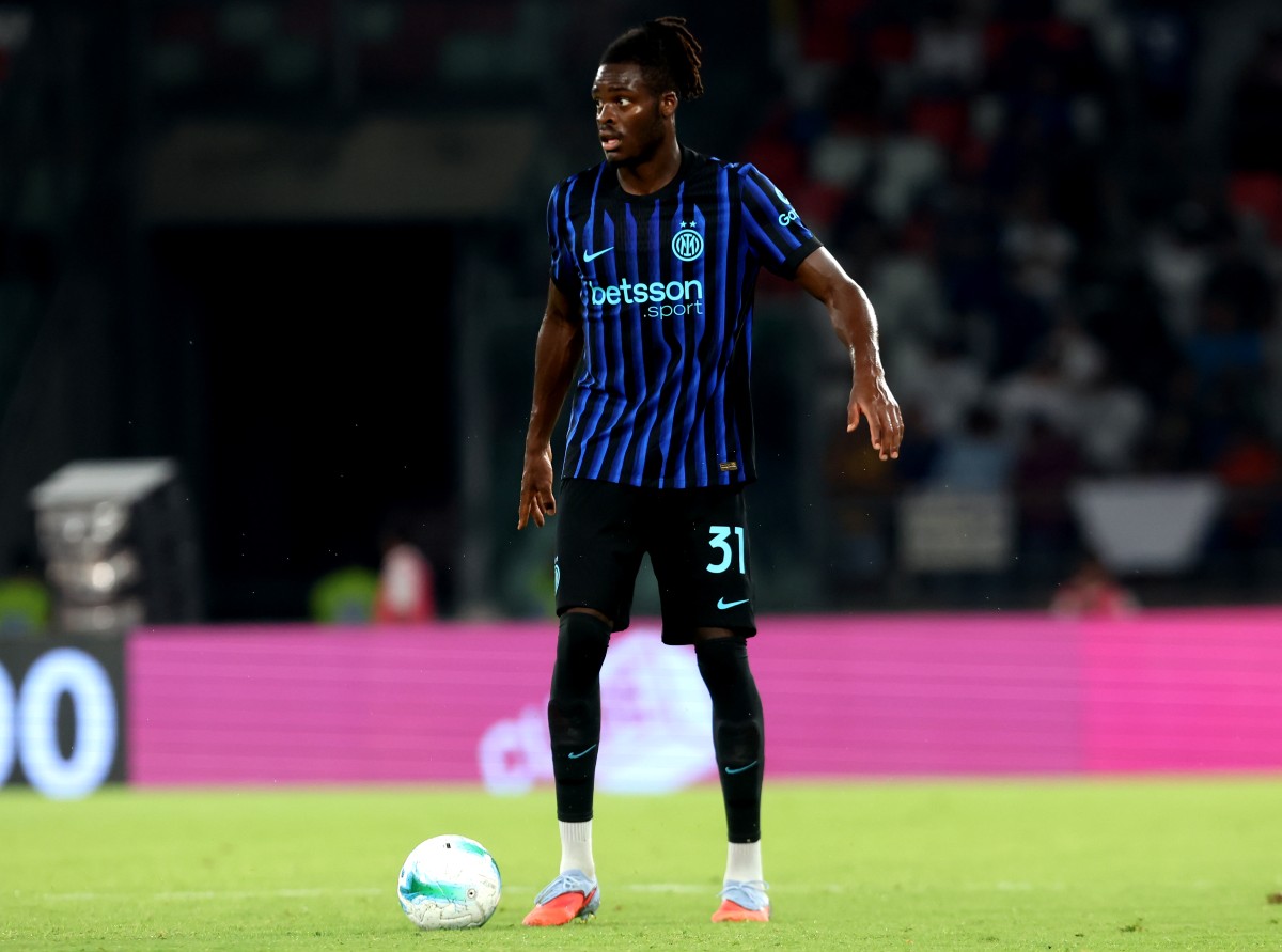 Yann Bisseck in action for Inter Milan