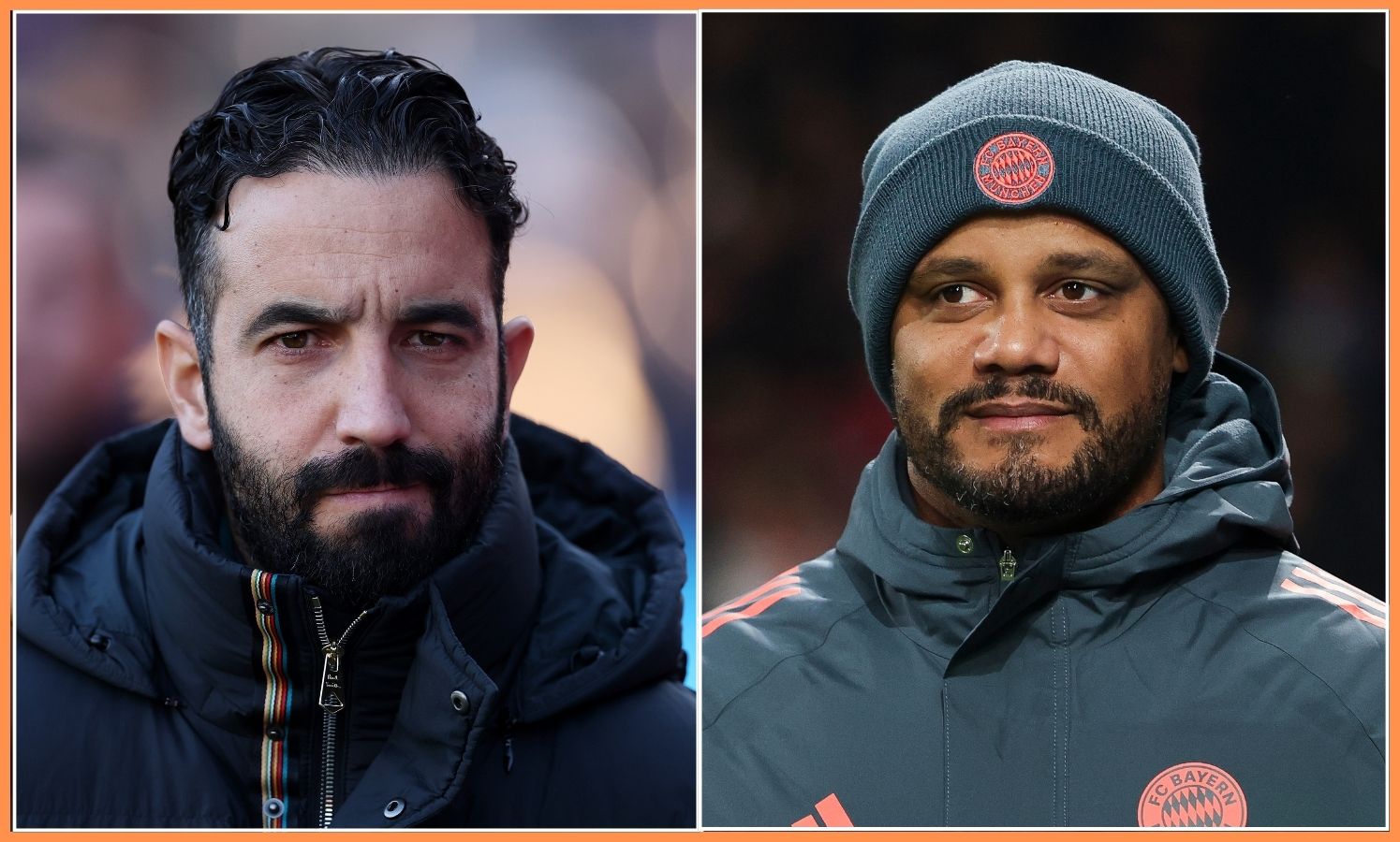 Ruben Amorim and Vincent Kompany