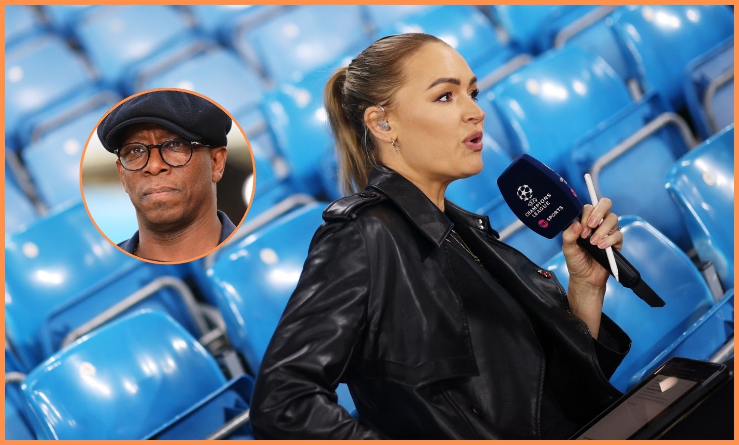 Laura Woods and Ian Wright