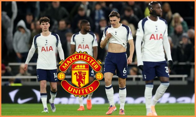 Joao Palhinha reacts during Tottenham's defeat to Fulham