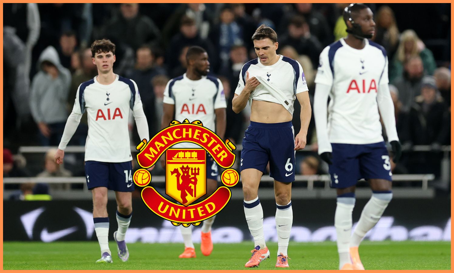 Joao Palhinha reacts during Tottenham's defeat to Fulham