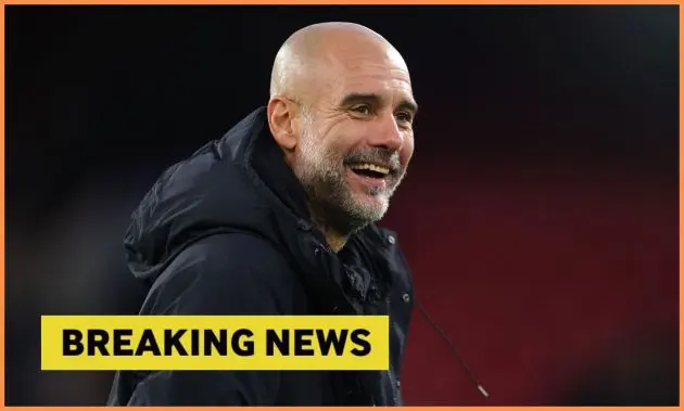 Man City breaking news