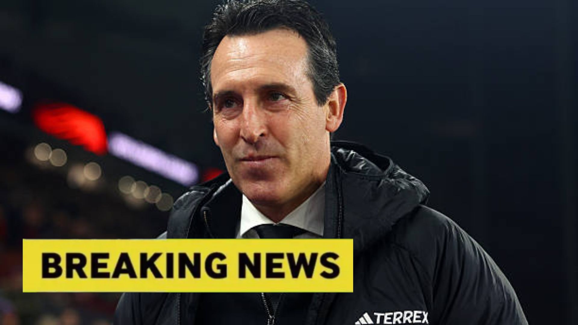 Aston Villa manager Unai Emery