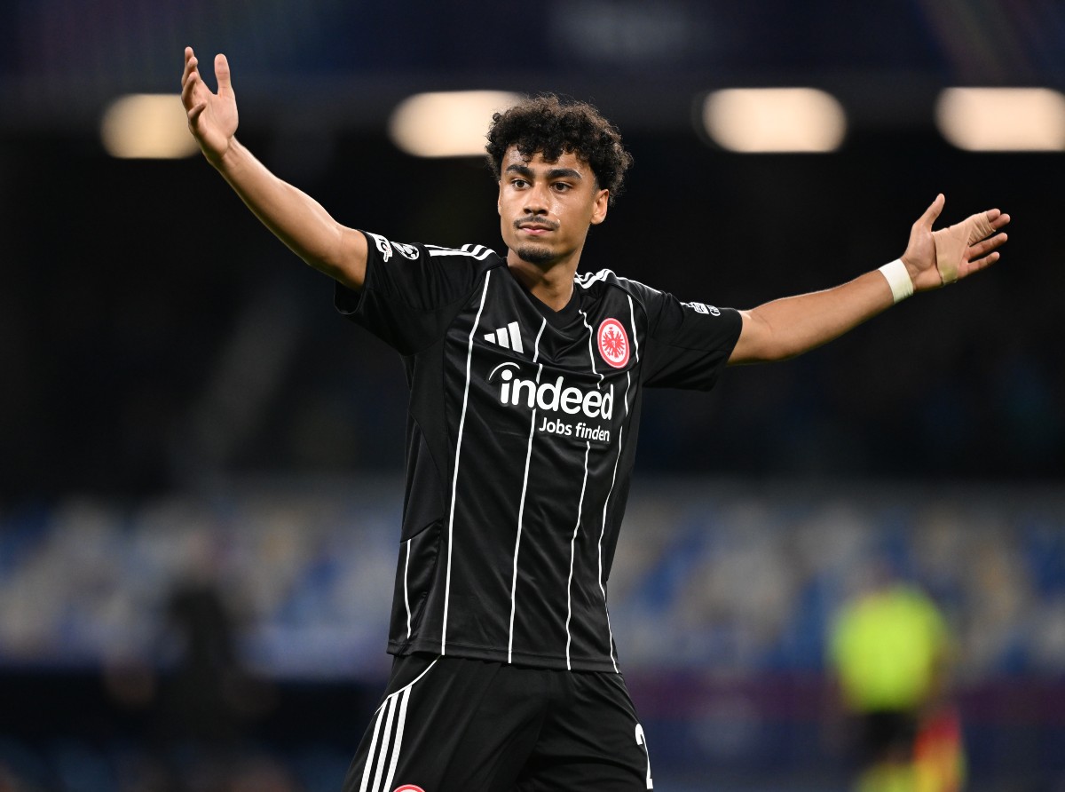 Nathaniel Brown of Eintracht Frankfurt