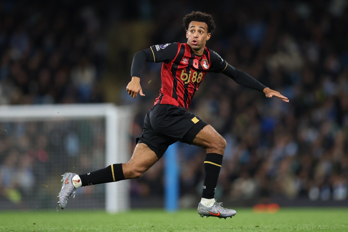 Tyler Adams in action for Bournemouth
