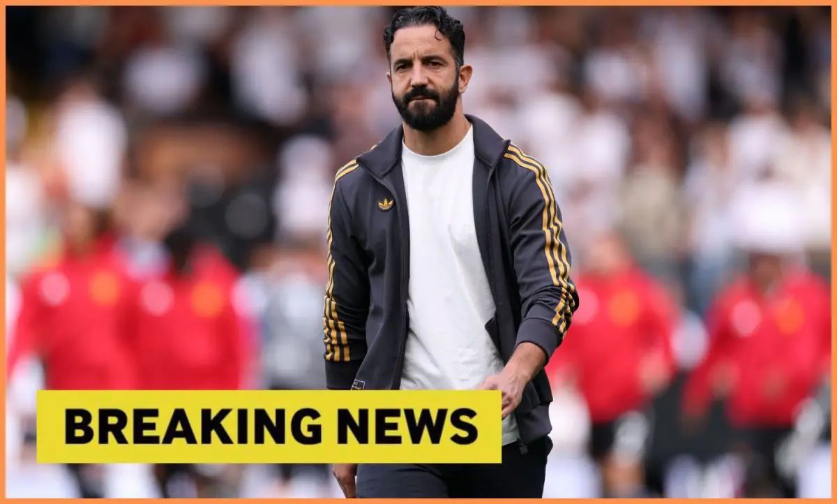Manchester United manager Ruben Amorim