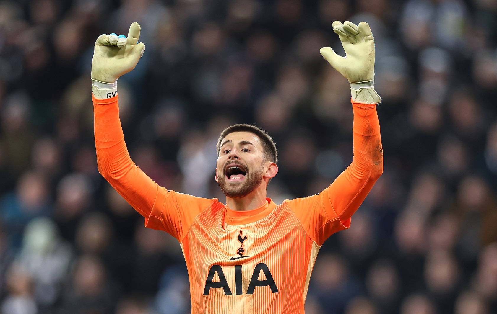 Tottenham goalkeeper Guglielmo Vicario