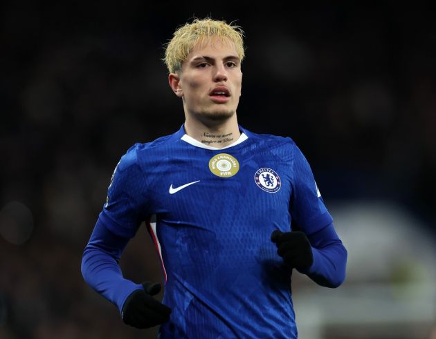 Alejandro Garnacho in action for Chelsea