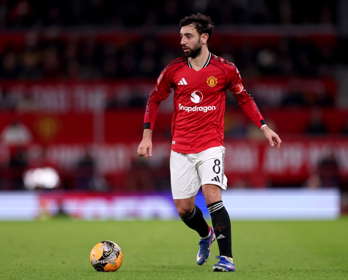 Bruno Fernandes in action for Man United