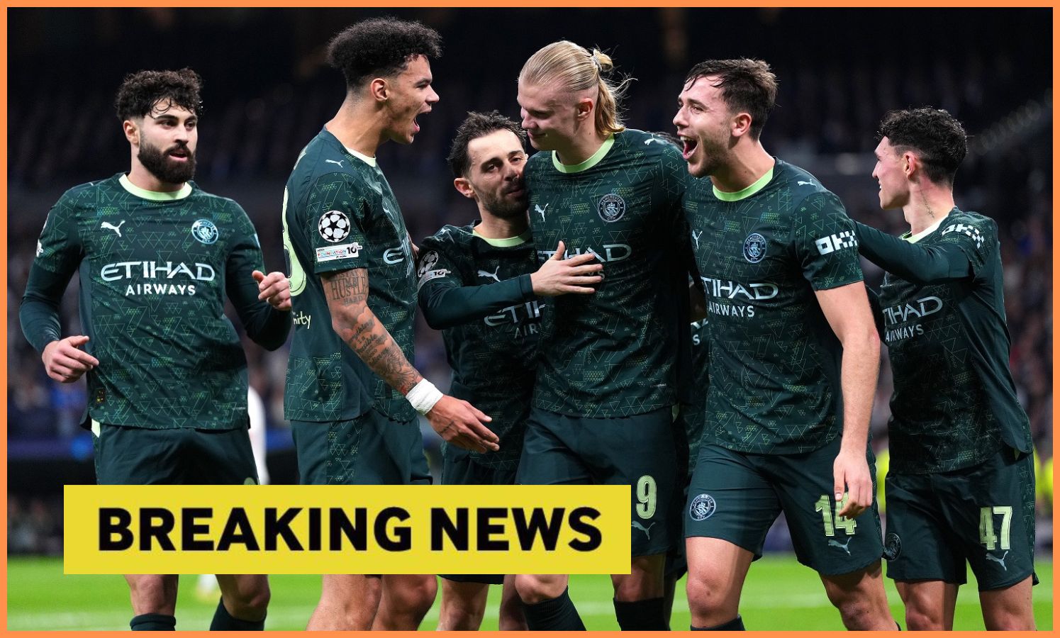 Man City breaking news