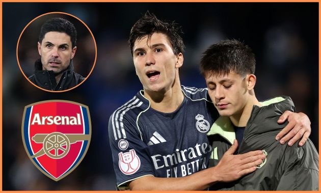 Arda Guler and Mikel Arteta