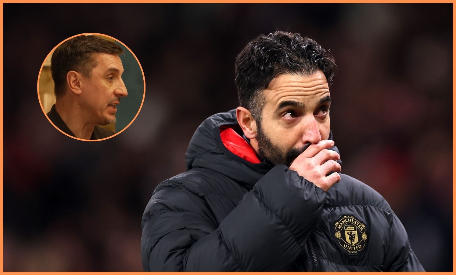 Ruben Amorim and Gary Neville