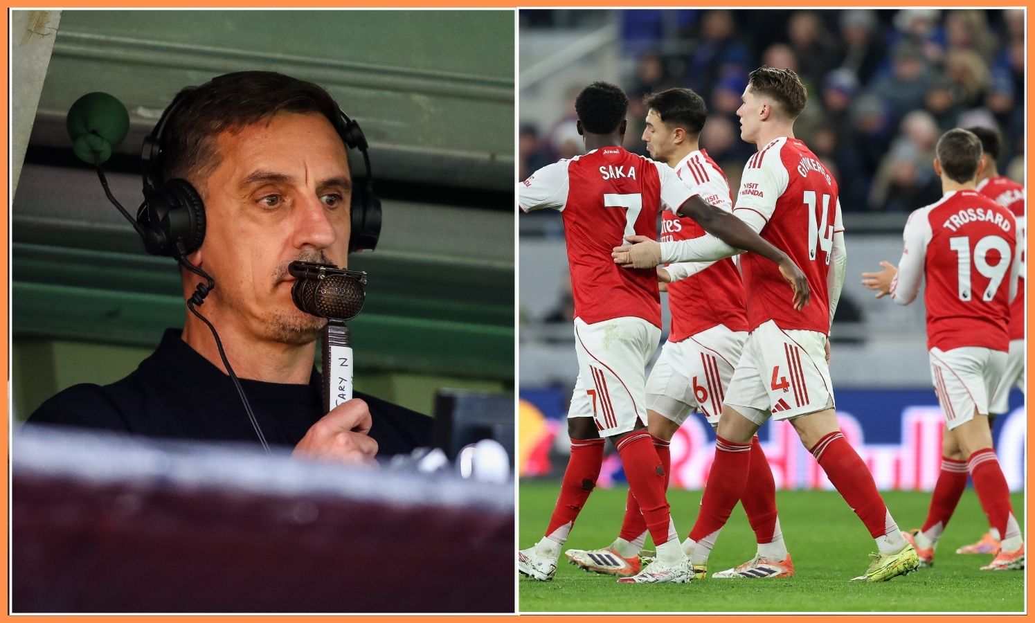 Gary Neville and Viktor Gyokeres