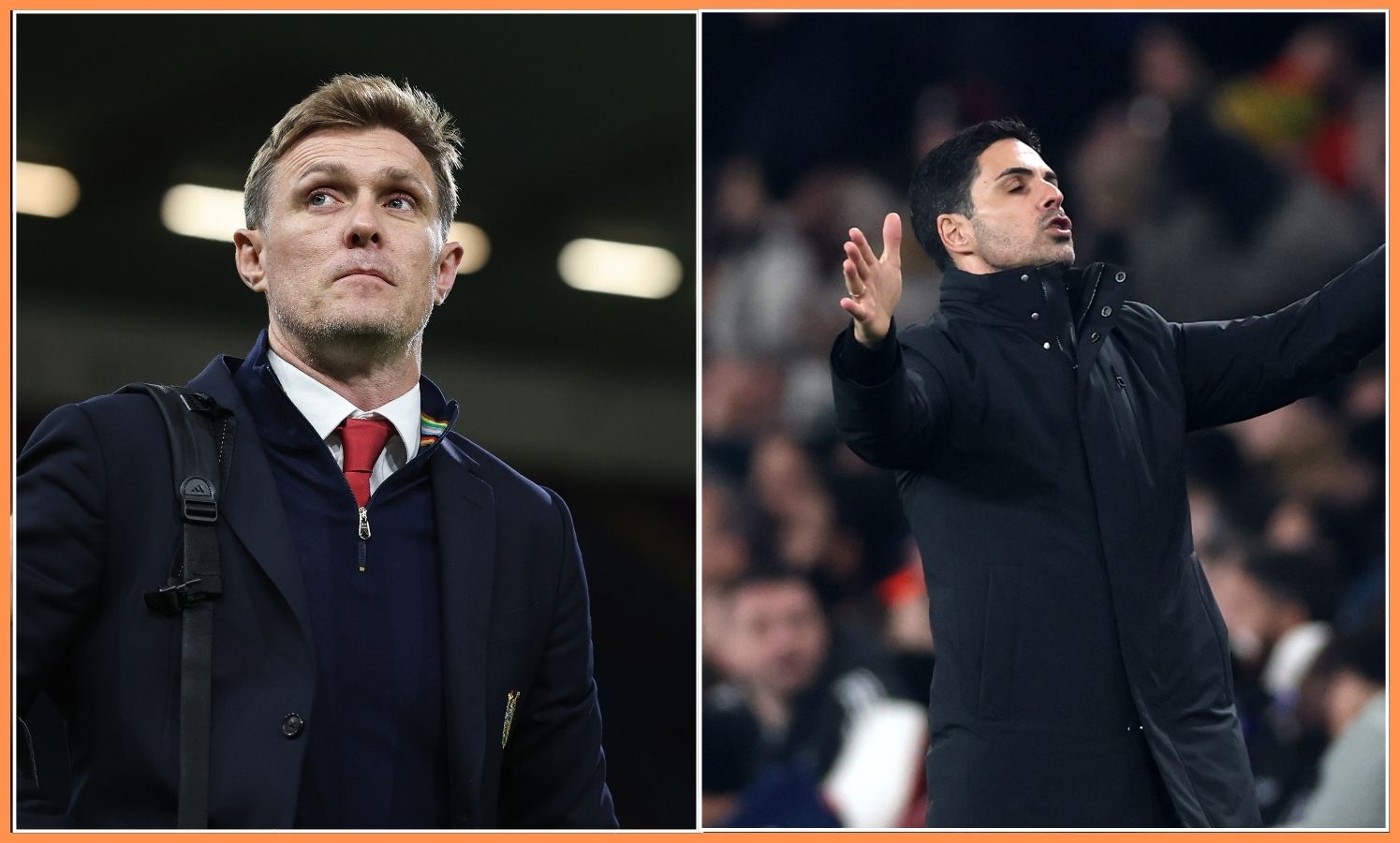 Darren Fletcher and Mikel Arteta