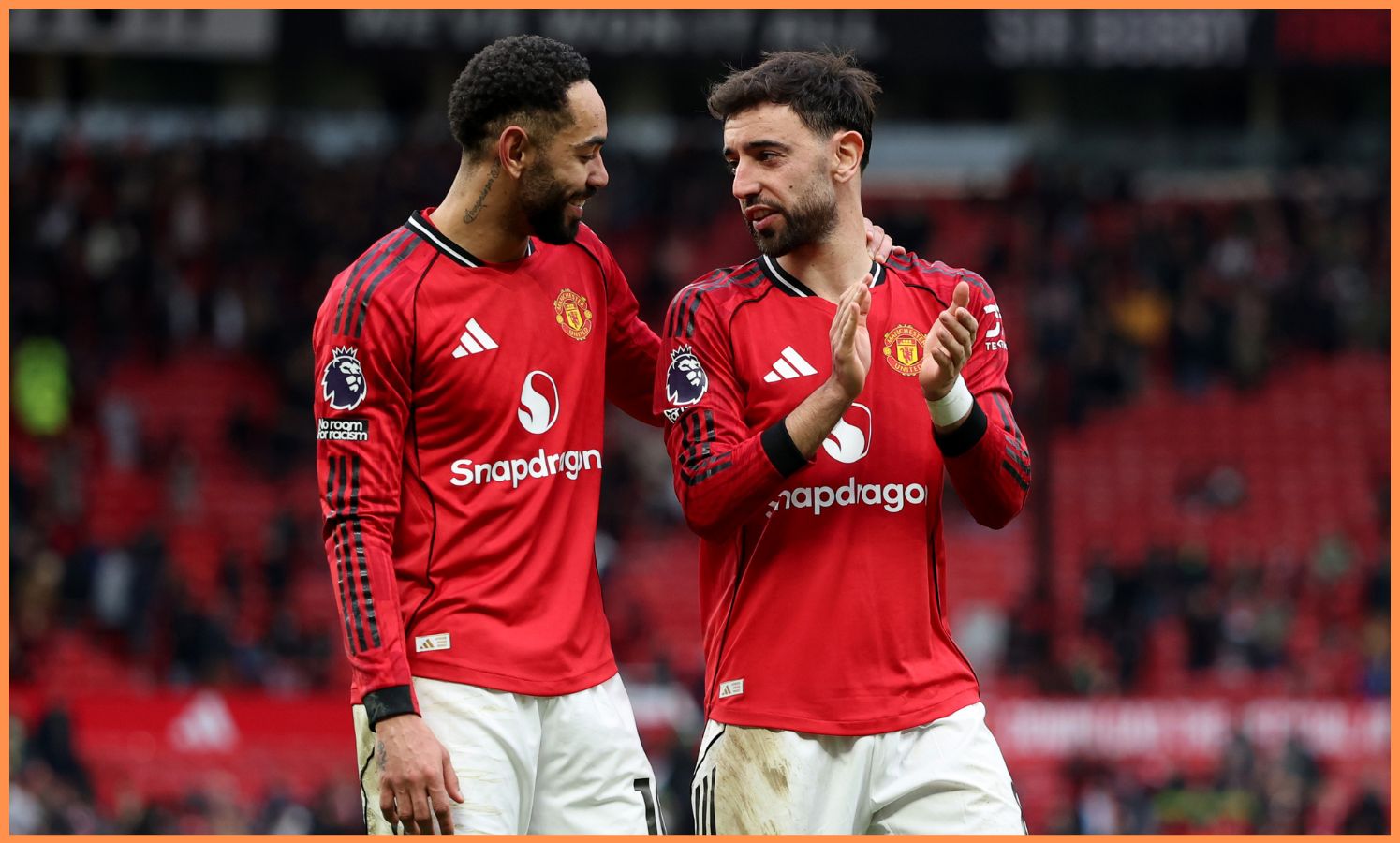 Bruno Fernandes and Matheus Cunha
