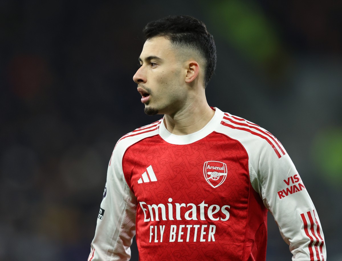 Gabriel Martinelli in action for Arsenal