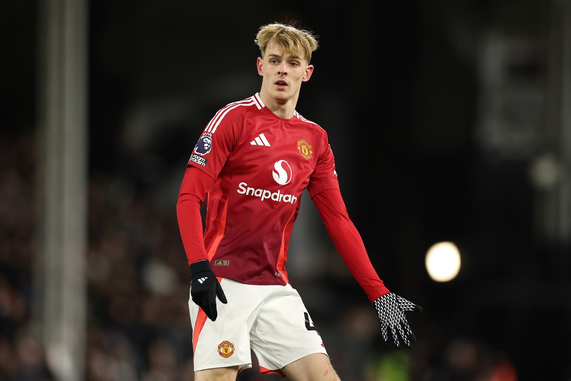 Toby Collyer of Manchester United in action