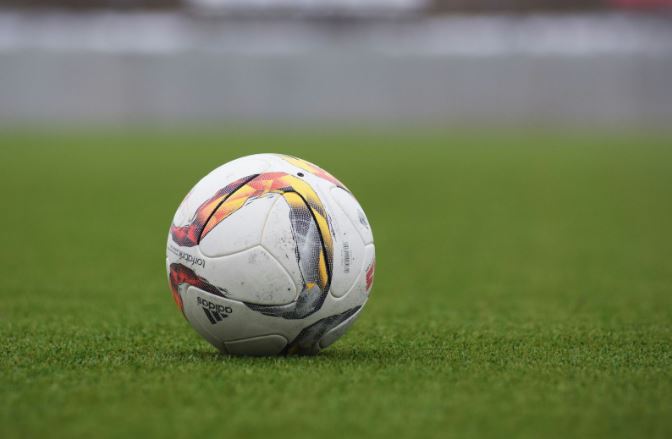 Close-up image of football