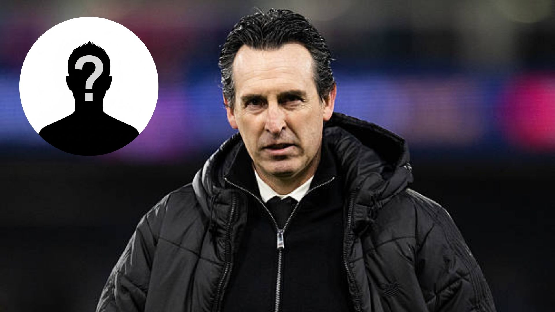 Aston Villa manager Unai Emery looks on during the Premier League match between Crystal Palace and Aston Villa at Selhurst Park.