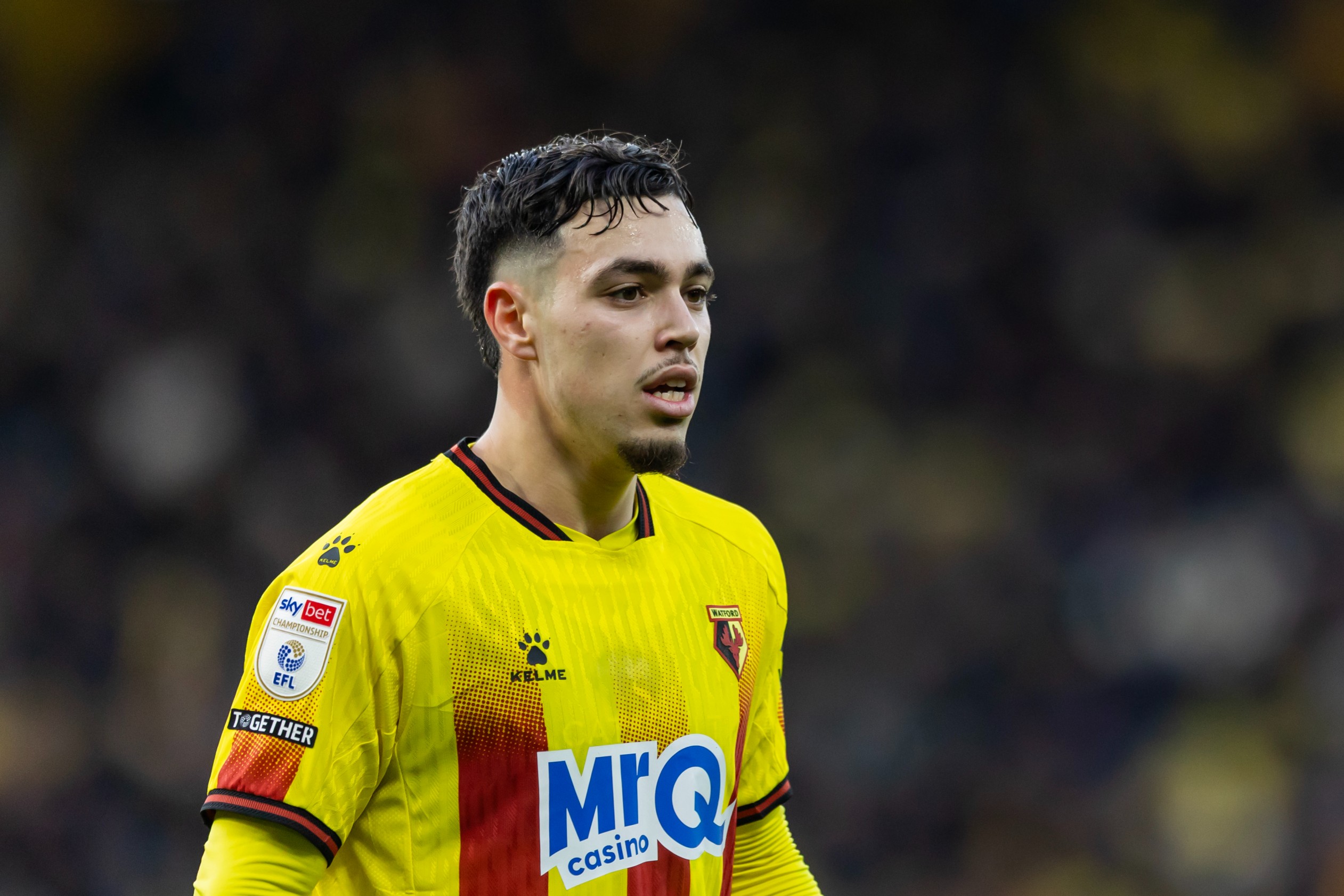 Othmane Maamma of Watford during the Sky Bet Championship match