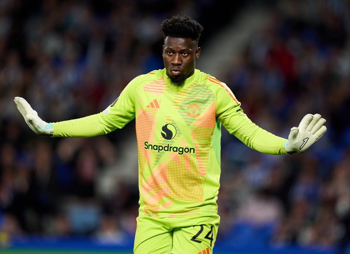 Andre Onana during his time at Manchester United