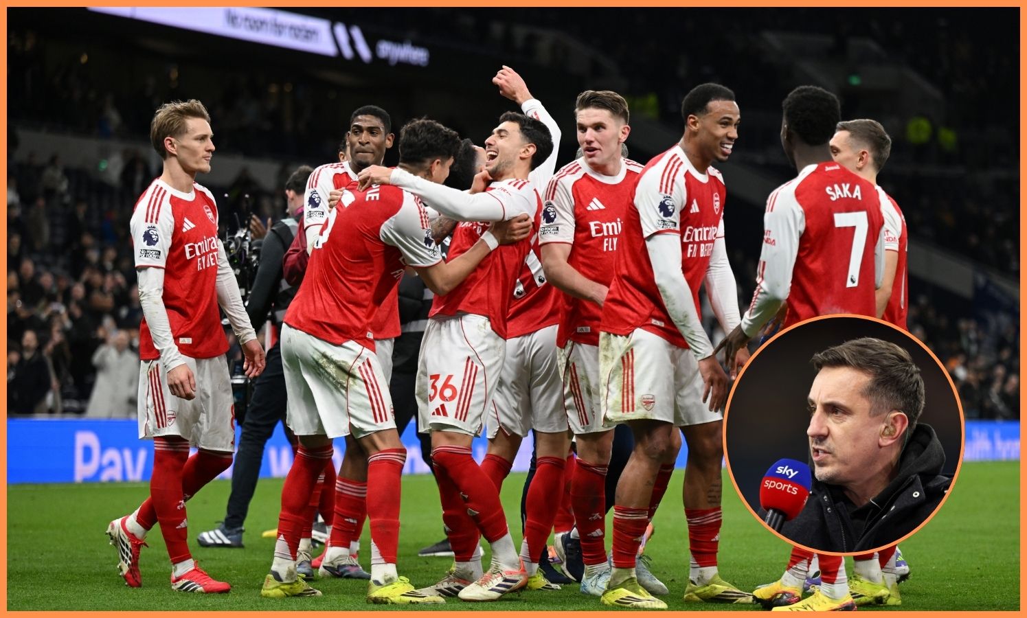 Gary Neville on Arsenal