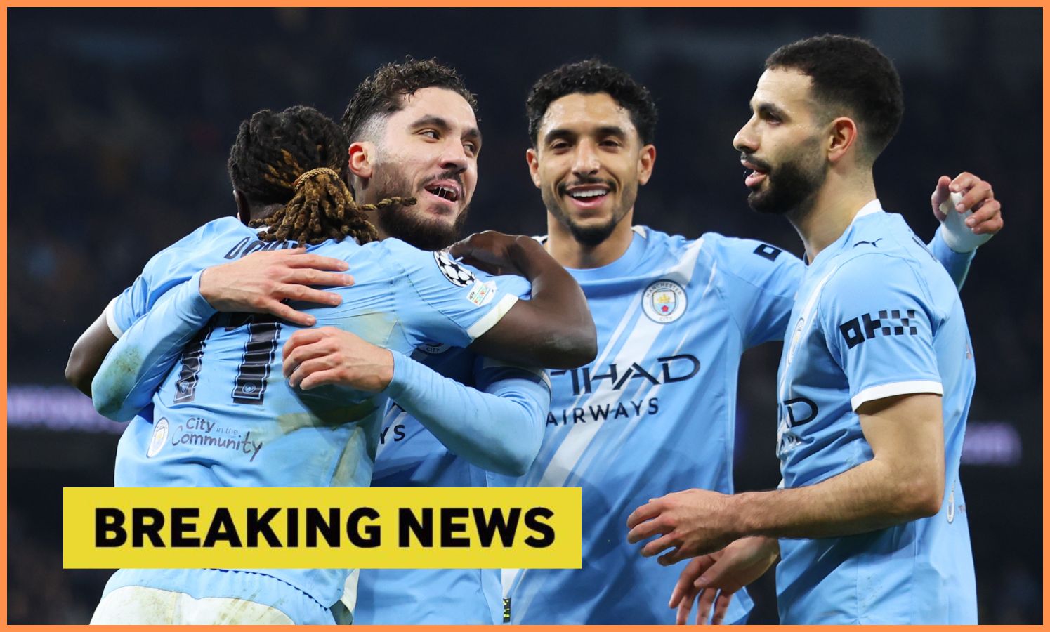 Man City breaking news