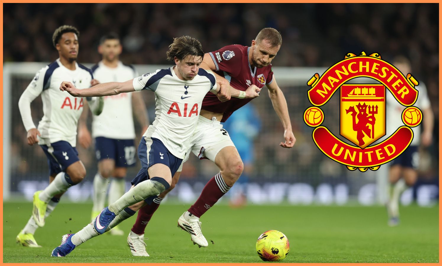 Conor Gallagher in action for Tottenham