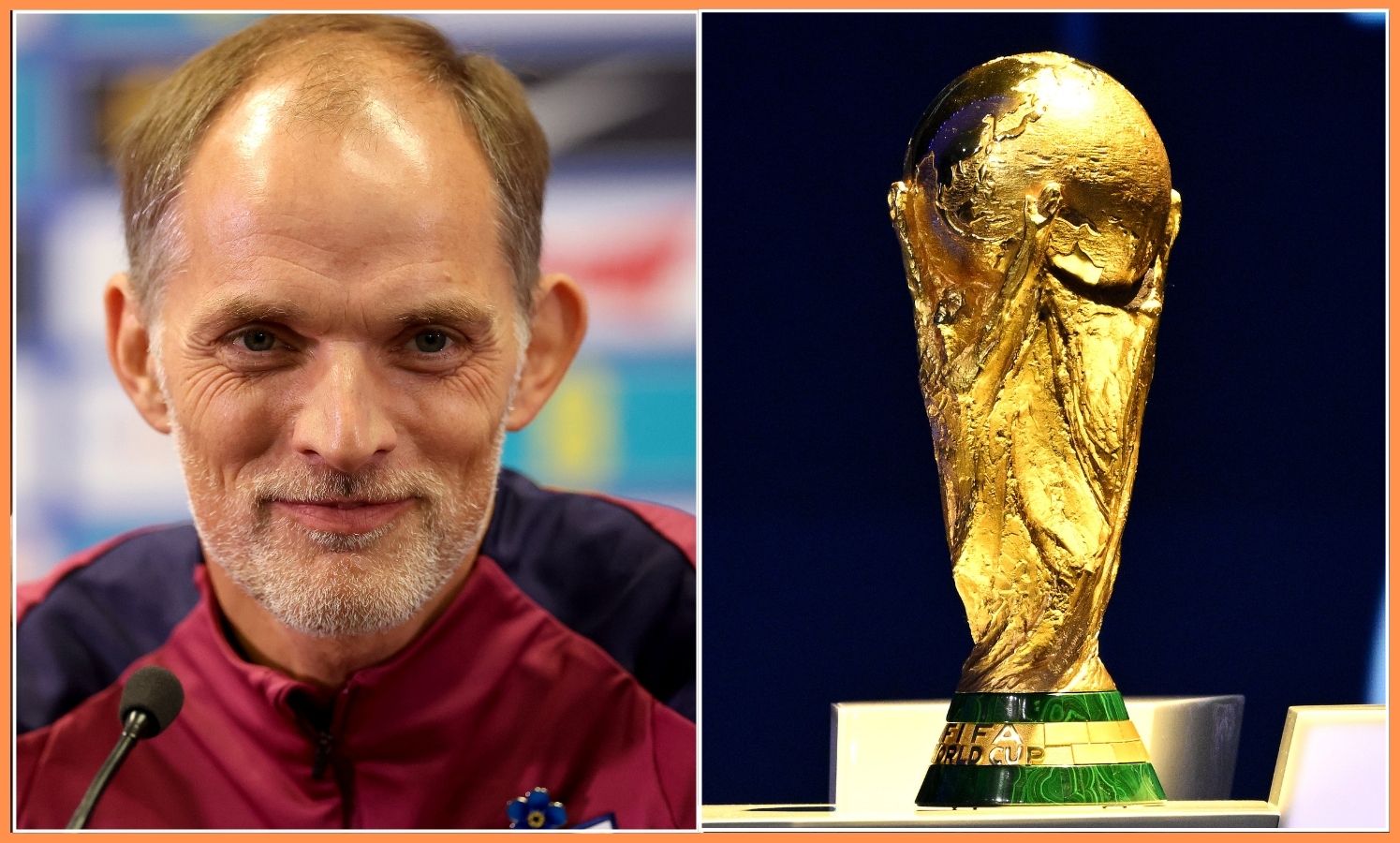 Thomas Tuchel and the World Cup trophy