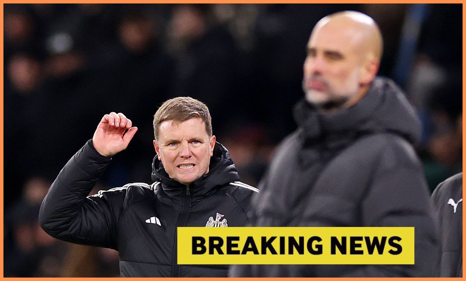 Eddie Howe and Pep Guardiola