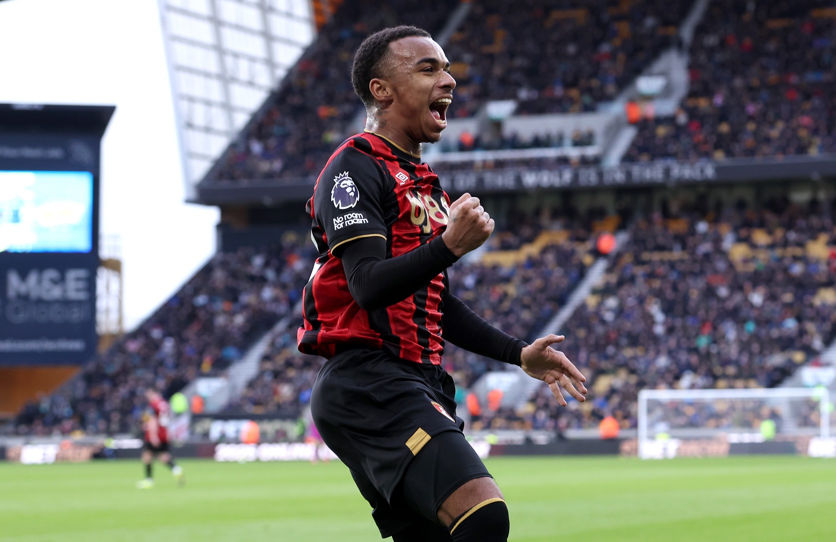 Eli Junior Kroupi of AFC Bournemouth celebrates