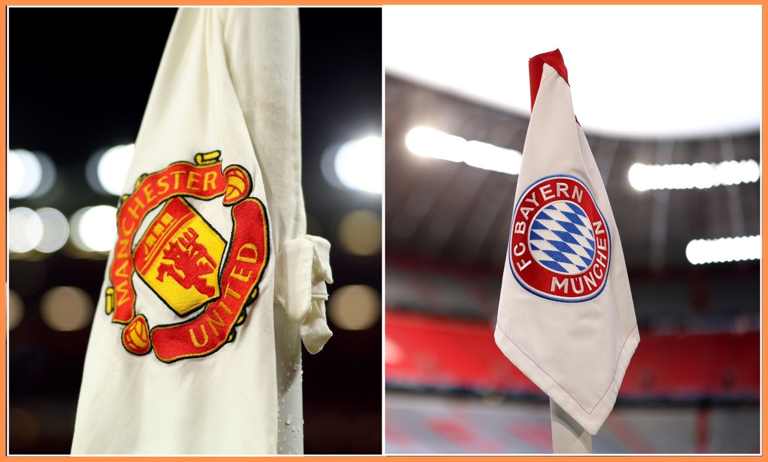 Man United Bayern Munich flag