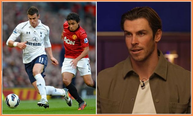 Gareth Bale during his Tottenham days, and during an appearance on The Overlap