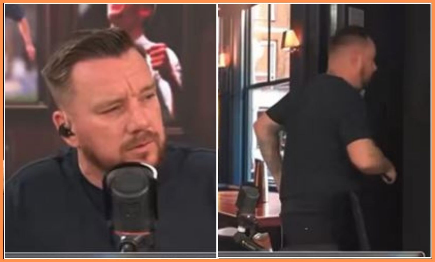 Jamie O'Hara walks out