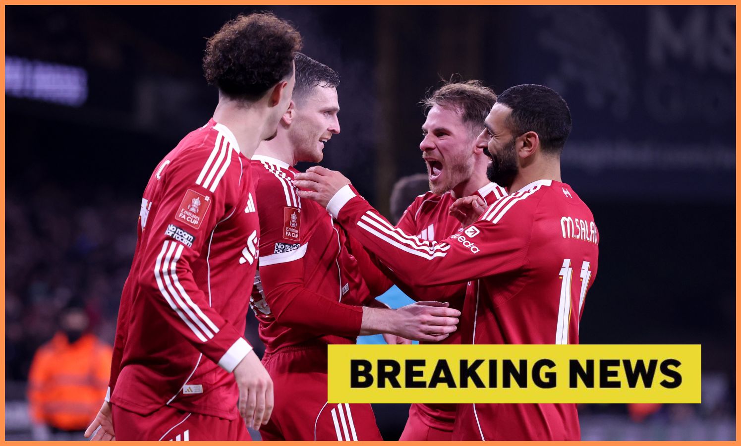 Alexis Mac Allister celebrates with his Liverpool teammates