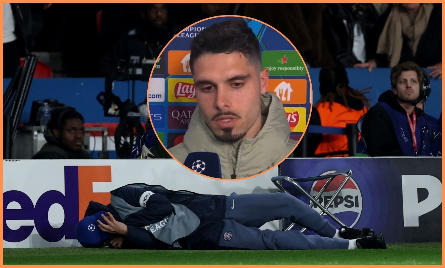 Pedro Neto and Champions League ball boy