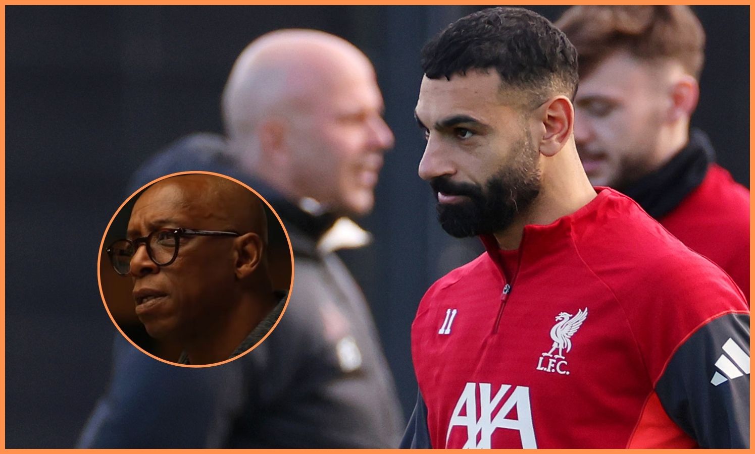 Mohamed Salah in Liverpool training, and Ian Wright