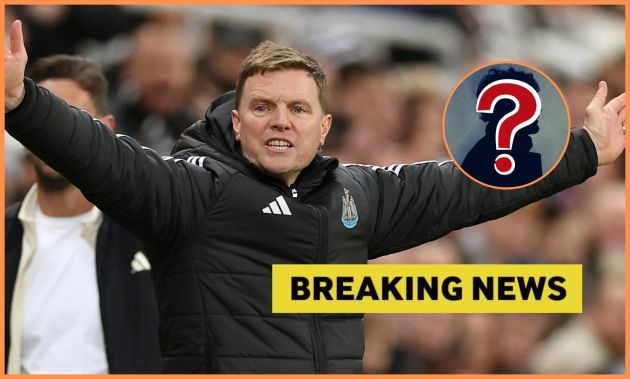 Newcastle United manager Eddie Howe gestures