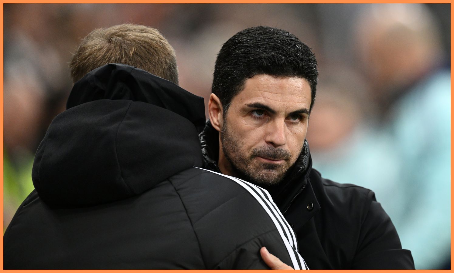 Eddie Howe and Mikel Arteta