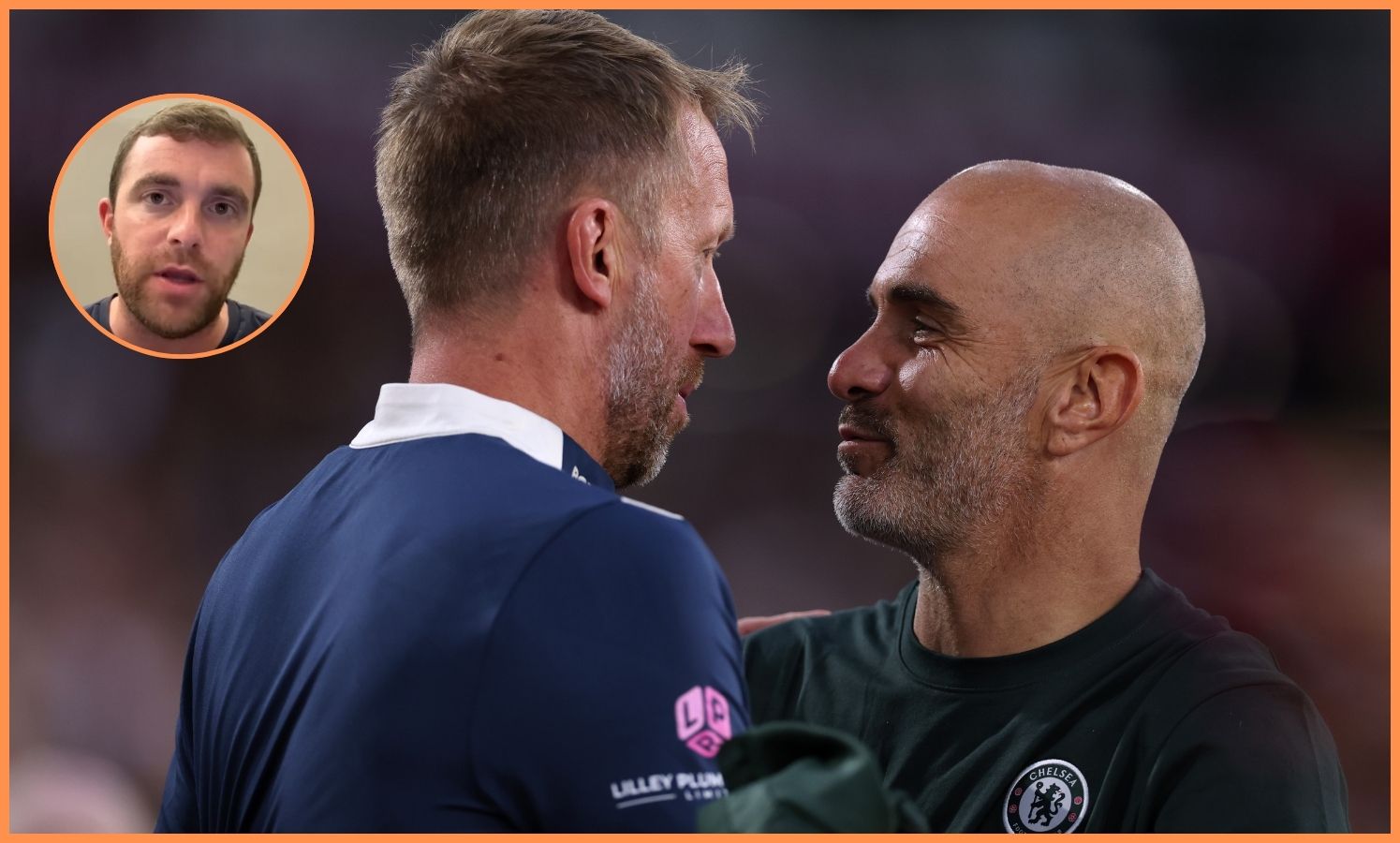 Graham Potter, Enzo Maresca, and Fabrizio Romano