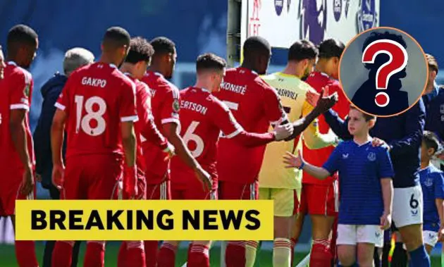 Liverpool team before Everton clash