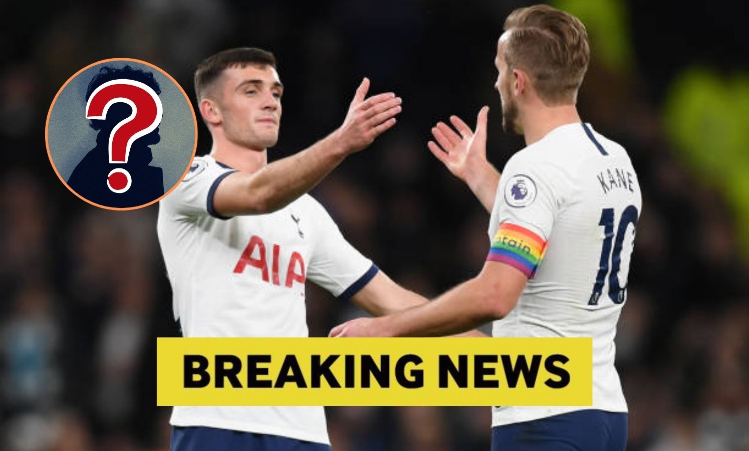 Troy Parrott and Harry Kane