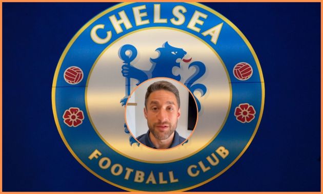 Chelsea FC badge and David Ornstein