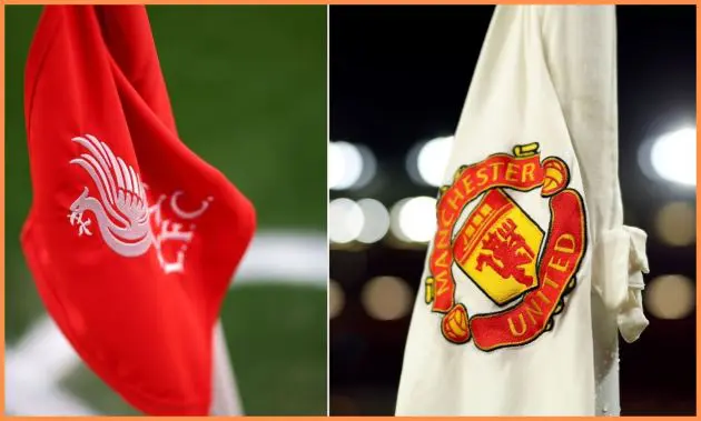 Liverpool Man United flag