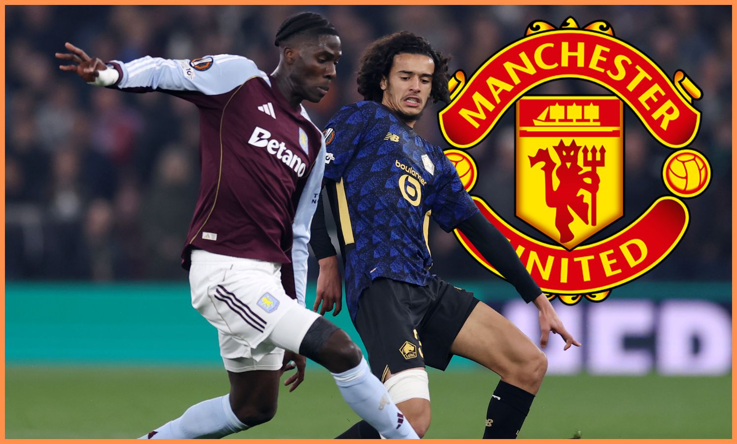 Amadou Onana in action for Aston Villa