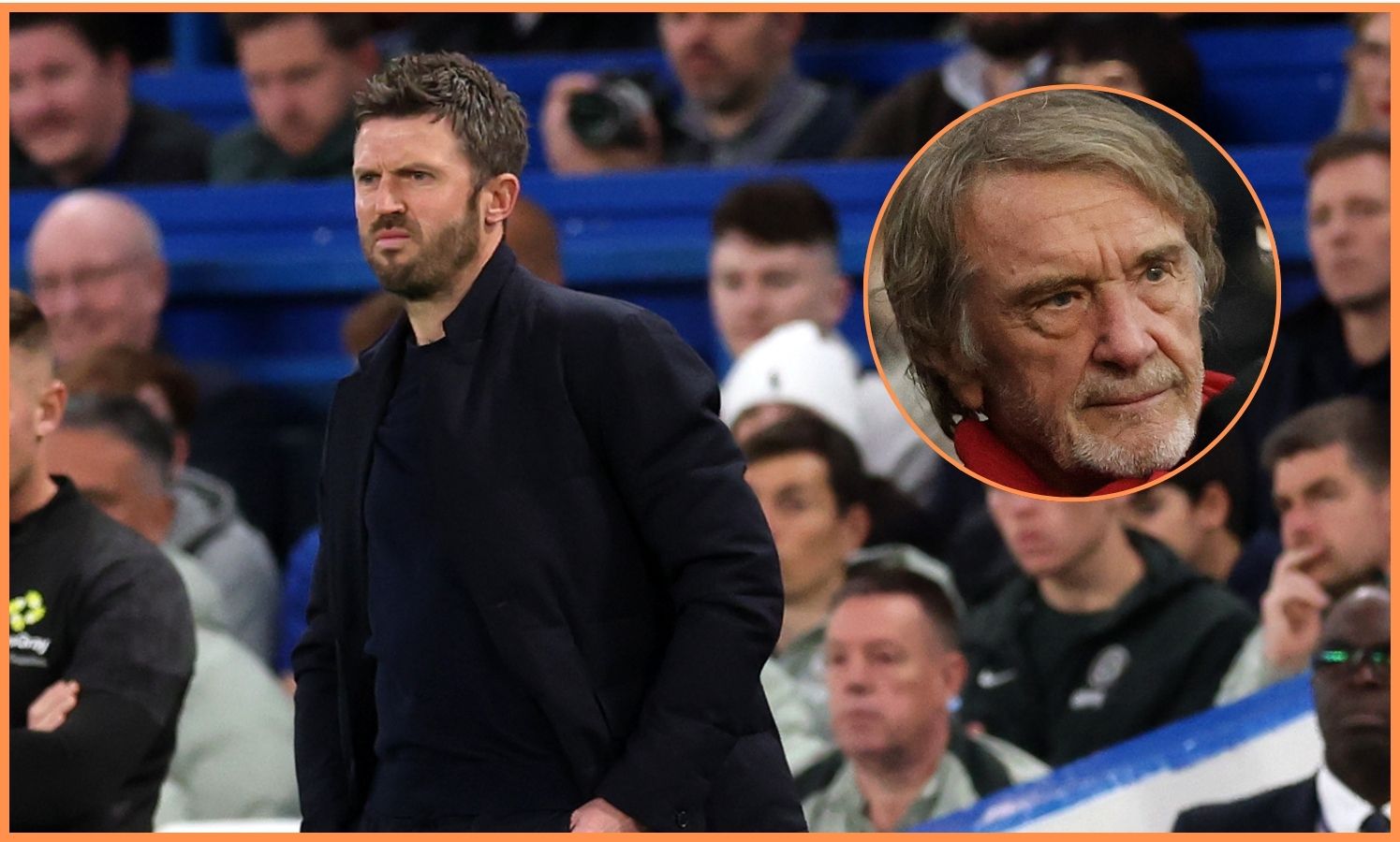 Michael Carrick and Sir Jim Ratcliffe